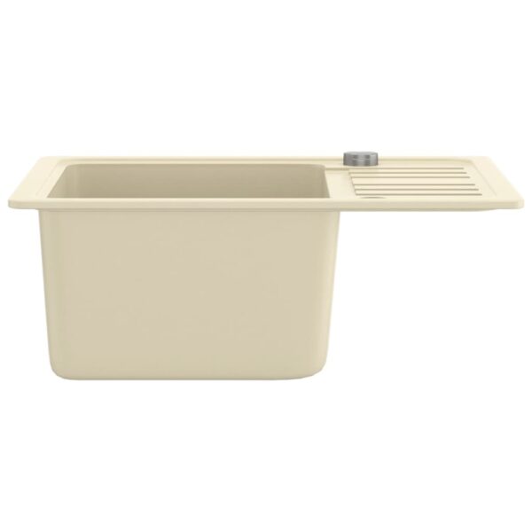 Granite Kitchen Sink Single Basin Beige
