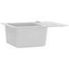 Granite Kitchen Sink Single Basin White