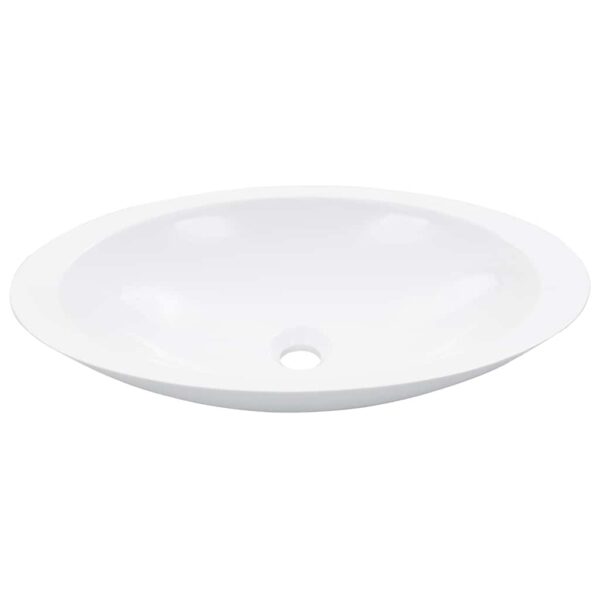 Wash Basin 59.3x35.1x10.7 cm Mineral Cast/Marble Cast White