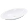 Wash Basin 59.3x35.1x10.7 cm Mineral Cast/Marble Cast White
