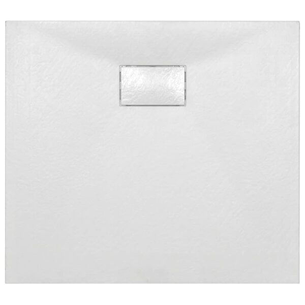Shower Base Tray SMC White 90x80 cm
