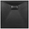 Shower Base Tray SMC Black 80x80 cm