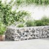 Gabion Wall with Covers Galvanised Steel 300x50x50 cm
