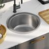 8719883603216_m_en_hd_1.jpg Kitchen Sink with Strainer and Trap Stainless Steel