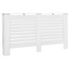 Radiator Cover White 152x19x81.5 cm MDF