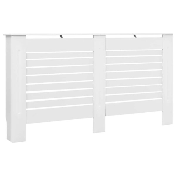 Radiator Cover White 152x19x81.5 cm MDF