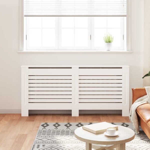 Radiator Cover White 172x19x81.5 cm MDF