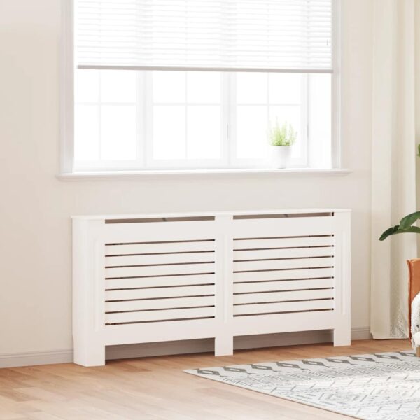 Radiator Cover White 172x19x81.5 cm MDF