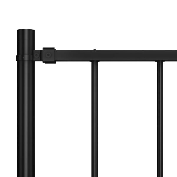 8719883670423_g_en_hd_2.jpg Fence Panel with Posts Powder-coated Steel 1.81x1 m Black