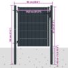 8719883670645_g_en_hd_3.jpg Fence Gate PVC and Steel 100x81 cm Anthracite