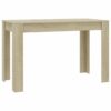 Dining Table Sonoma Oak 120x60x76 cm Engineered Wood