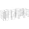 Gabion Raised Bed Galvanised Steel 90x30x30 cm
