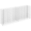 Gabion Raised Bed Galvanised Steel 180x30x90 cm