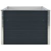 Raised Garden Bed 160x80x45 cm Galvanised Steel Anthracite