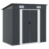 Garden Shed Anthracite Steel