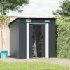 Garden Shed Anthracite Steel