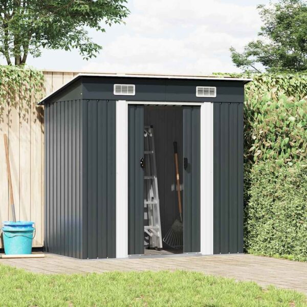 Garden Shed Anthracite Steel