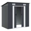 Garden Shed Anthracite Steel