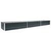 Garden Raised Bed Galvanised Steel 480x80x45 cm Anthracite