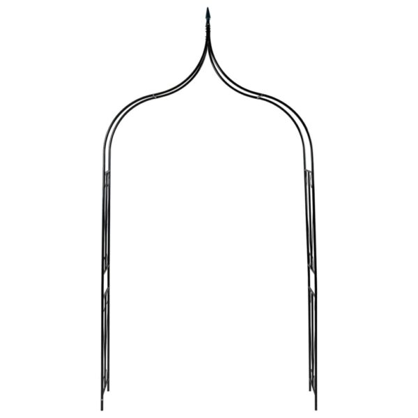 Garden Arch Dark Green 142x37x275 cm Iron
