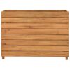 Raised Bed 100x40x72 cm Recycled Teak Wood and Steel
