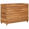 Raised Bed 100x40x72 cm Recycled Teak Wood and Steel