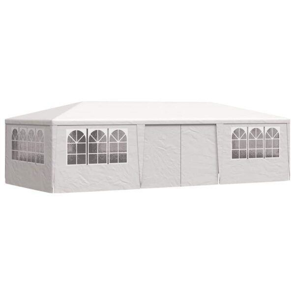Professional Party Tent with Side Walls 4x9 m White 90 g/m?
