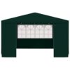 Professional Party Tent with Side Walls 4x4 m Green 90 g/m?