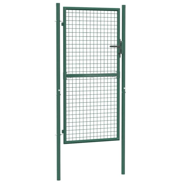 8719883769011_a_en_hd_1.jpg Fence Gate Steel 100x175 cm Green