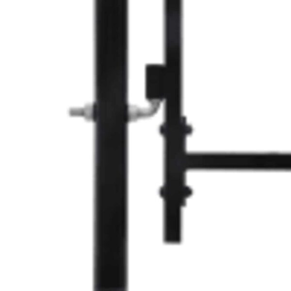 8719883769035_g_en_hd_3.jpg Fence Gate Double Door with Spike Top Steel 3x1.75 m Black