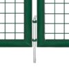 Mesh Garden Gate Steel 400x75 cm Green