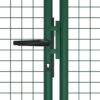 Mesh Garden Gate Steel 400x125 cm Green