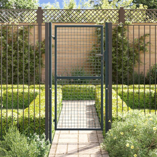 8719883769387_g_en_hd_1.jpg Mesh Garden Gate Galvanised Steel 100x175 cm Grey