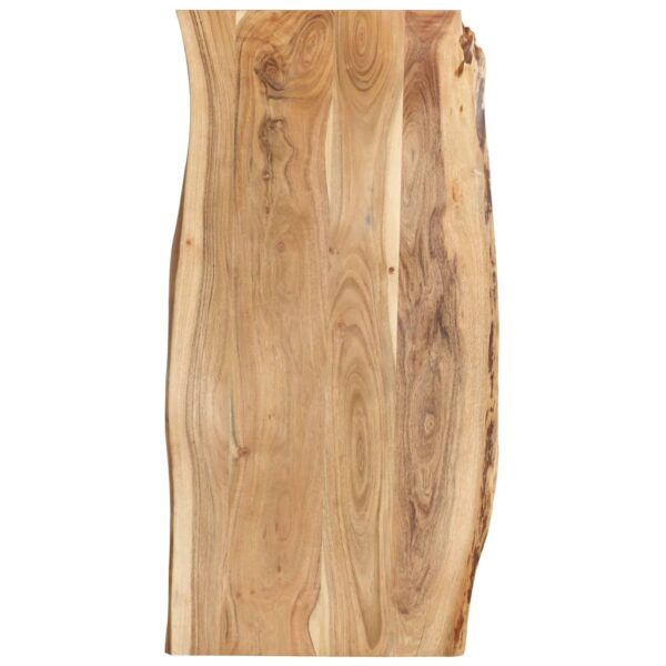 Table Top Solid Acacia Wood 118x(50-60)x2.5 cm
