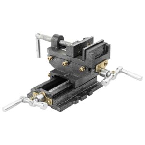 Manually Operated Cross Slide Drill Press Vice 70 mm
