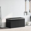 Garden Storage Box Anthracite 129x67x65 cm