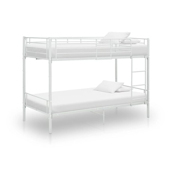 8719883825434_a_en_hd_1.jpg Bunk Bed without Mattress White Metal 90x200cm