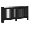Radiator Cover Black 172x19x81.5 cm MDF