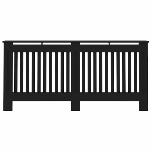 Radiator Cover Black 172x19x81.5 cm MDF