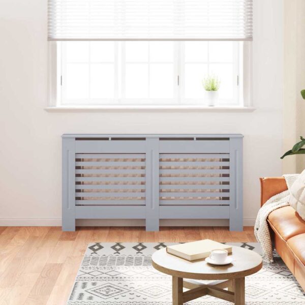 Radiator Cover Anthracite 152x19x81.5 cm MDF