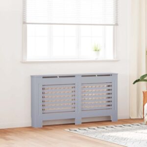 Radiator Cover Anthracite 152x19x81.5 cm MDF