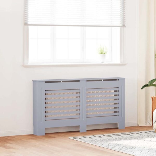 Radiator Cover Anthracite 152x19x81.5 cm MDF