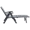 Folding Sun Lounger Plastic Anthracite