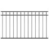 Fence Panel Steel 1.7x0.8 m Black