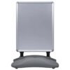 A1 Waterbase Poster Stand Grey Aluminium Alloy