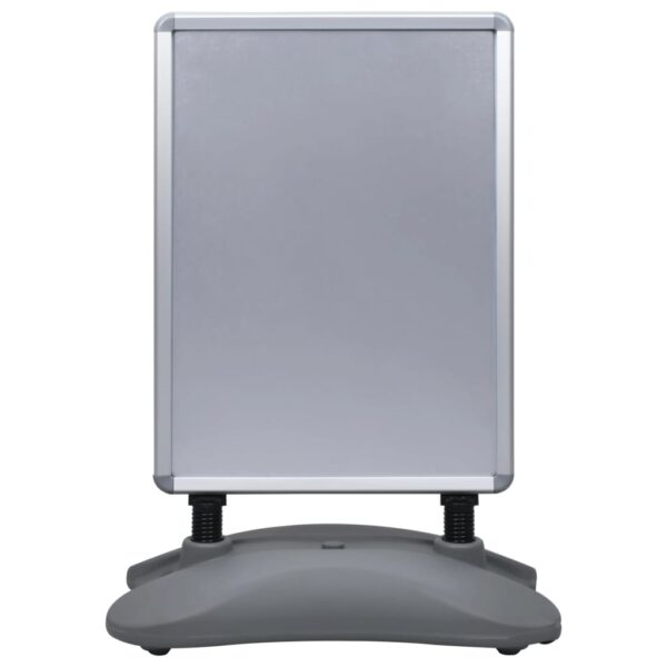 A1 Waterbase Poster Stand Grey Aluminium Alloy