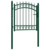 8719883885971_a_en_hd_1.jpg Fence Gate with Spikes Steel 100x100 cm Green
