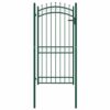 8719883886015_g_en_hd_1.jpg Fence Gate with Spikes Steel 100x200 cm Green