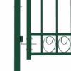 8719883886015_g_en_hd_3.jpg Fence Gate with Spikes Steel 100x200 cm Green