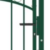 8719883886077_g_en_hd_3.jpg Fence Gate with Spikes Steel 100x100 cm Green